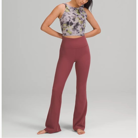 Lululemon Groove Pant Shr Flare Smoky 